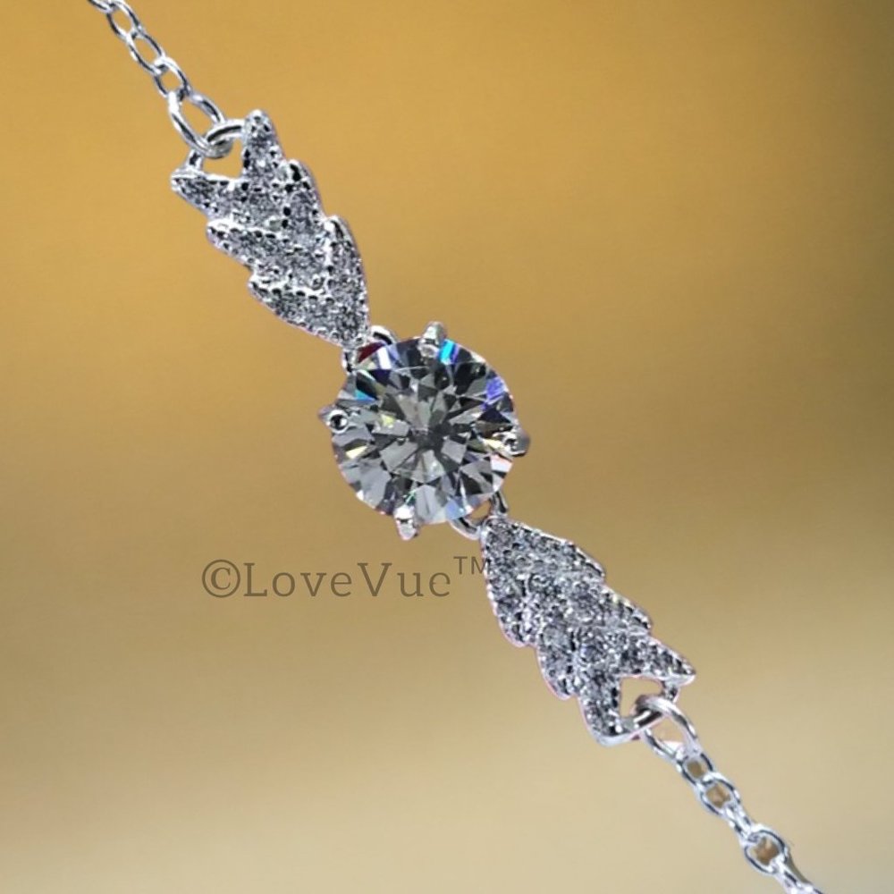Certified 1ct. t.w. Diamond Brilliant Cut Wings Bracelet
